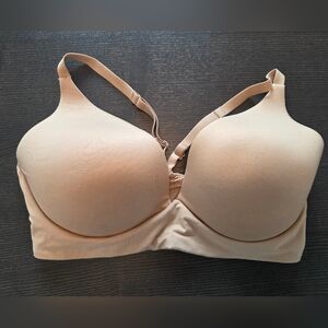 Victoria's Secret~Body by Victoria~Lightly Lined Plunge Bra~34DD Nude Racerback